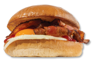 bacon and egg roll