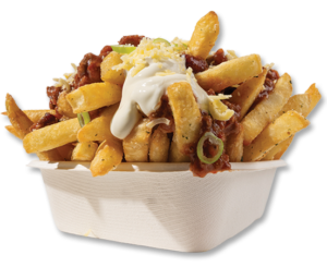 loaded chilli fries